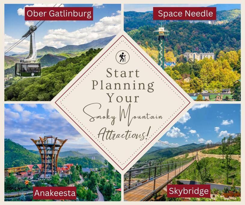 Enchanted Forest Cabin And Teepee! Lights & Laser Show! Private Hot Tub! Unique Stay! Sevierville Exterior foto
